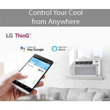 LG Window A/C LG Energy Star 10,000 BTU 115V Window-Mounted Air Conditioner with Wi-Fi Control