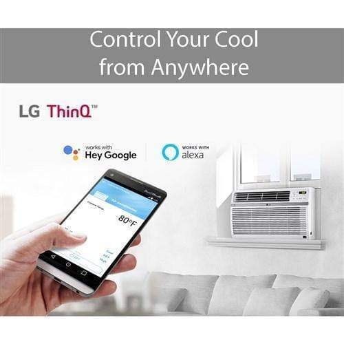 LG Window A/C LG Energy Star 8,000 BTU 115V Window-Mounted Air Conditioner with Wi-Fi Control