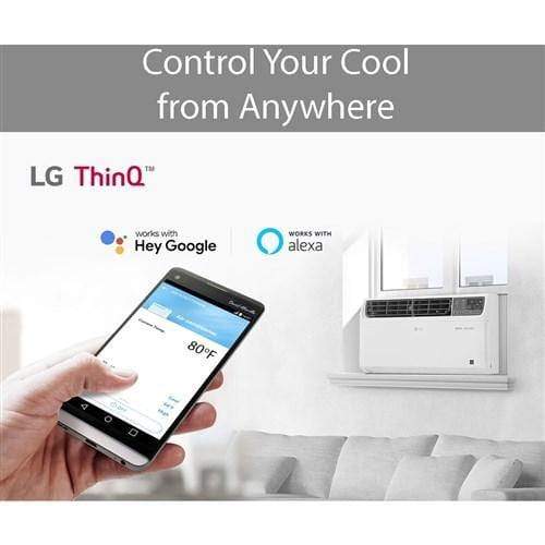 LG Window A/C LG Energy Star 9,500 BTU 115V Dual Inverter Window Air Conditioner with Wi-Fi Control