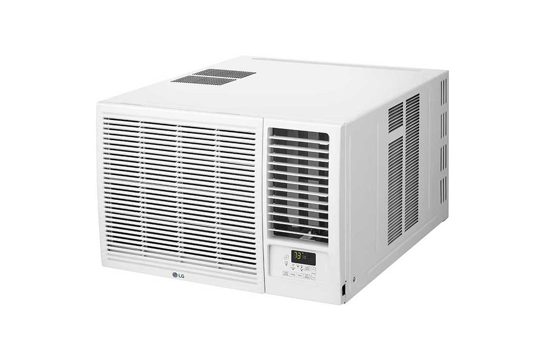 LG Window Heat/Cool LG 23,000 BTU 230V Window-Mounted Air Conditioner with 11,600 BTU Supplemental Heat Function
