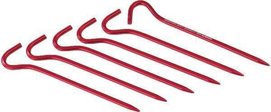 LIBERTY MOUNTAIN Shelter HOOK STAKES KIT 6 PACK HOOK TENT STAKES