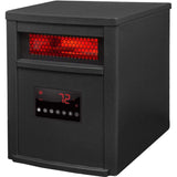 LifeSmart Infrared Heater LifeSmart 6-Element Infrared Heater with Black Steel Cabinet