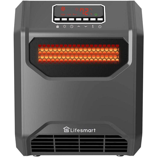 LifeSmart LifeSmart 6-Element Infrared Heater with Front Intake Vent