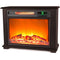 LifeSmart LifeSmart Fireplace Heater Dark Walnut