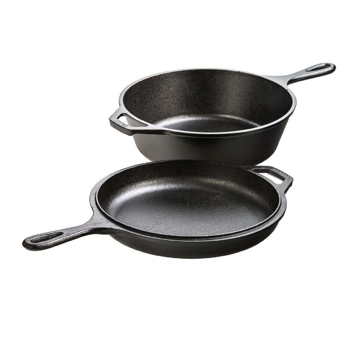Lodge Cast Iron Camping & Outdoor : Cooking Lodge 10 3 4in Cast Iron Combo Cooker Pre-Seasoned 3.2 Qt