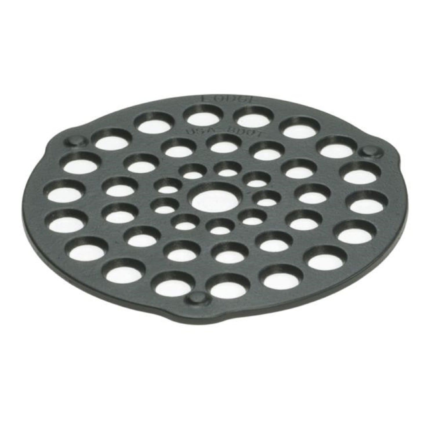 Lodge Cast Iron Camping & Outdoor : Cooking Lodge 8in Cast Iron Meat Rack/Trivet Pre-Seasoned