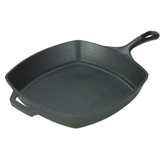 Lodge Mfg Camping & Outdoor : Cooking Lodge L8SQ3 10.5 Inch Square Cast Iron Skillet