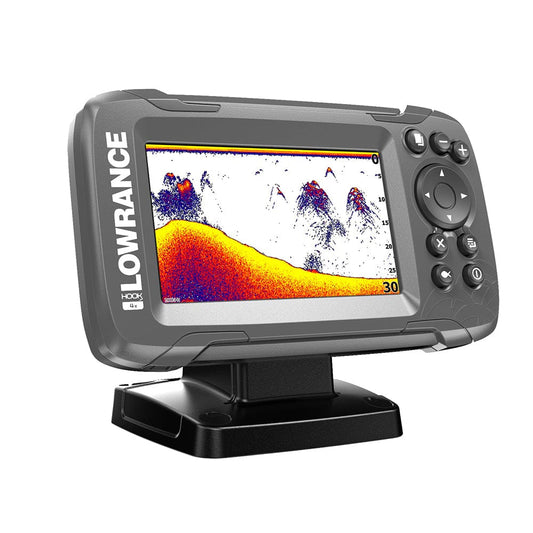 Lowrance Fishfinder Only Lowrance HOOK2-4x 4" Bullet Fishfinder Transom Mount Bullet Skimmer Transducer [000-14012-001]