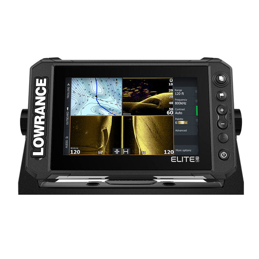Lowrance GPS - Fishfinder Combos Lowrance Elite FS 7 Chartplotter/Fishfinder with HDI Transom Mount Transducer [000-15696-001]