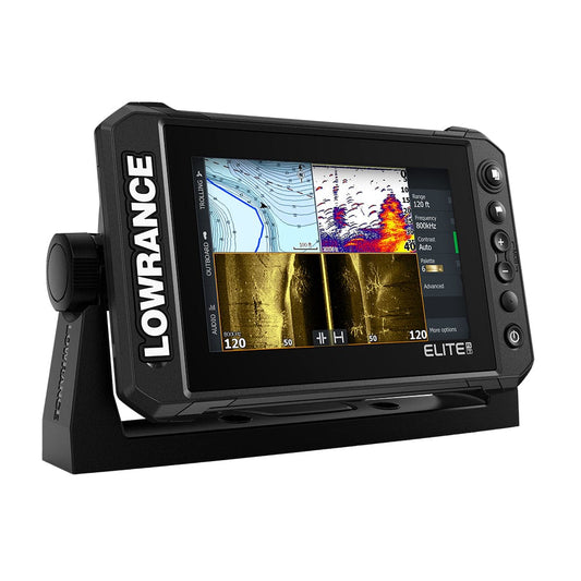 Lowrance GPS - Fishfinder Combos Lowrance Elite FS 7 Chartplotter/Fishfinder with HDI Transom Mount Transducer [000-15696-001]