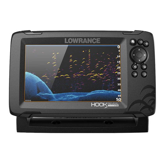 Lowrance GPS - Fishfinder Combos Lowrance HOOK Reveal 7 Chartplotter/Fishfinder w/SplitShot Transom Mount Transducer  US Inland Charts [000-15512-001]