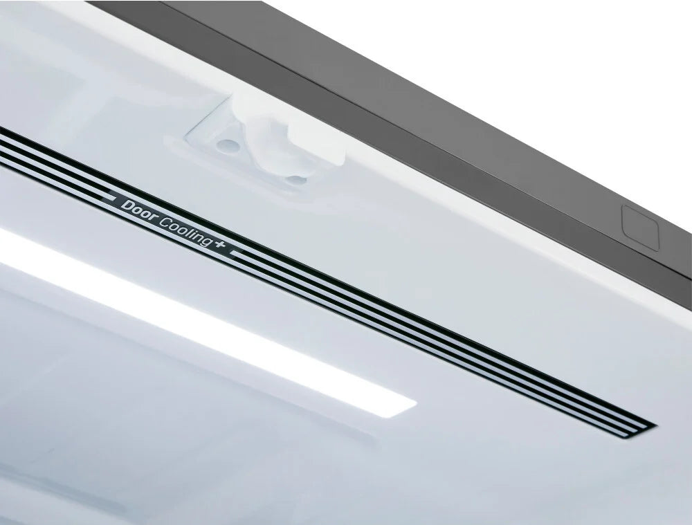 LG - 27 cu. ft. Smart Counter Depth MAX French Door Refrigerator with Internal Water Dispenser in PrintProof Stainless Steel - LRFLC2706S