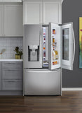 LG - 36 Inch Wide French Door Refrigerator with Integrated Ice/Water Dispenser - LRFVC2406S