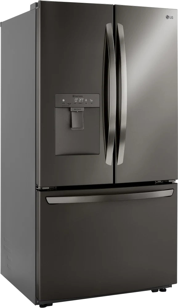 LG - 28 cu. ft. 4-Door French Door Refrigerator w/ Smart Diagnosis, Craft Ice and ENERGY STAR in PrintProof Stainless Steel - LRFWS2906D