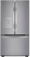 LG - 29 cu. Ft. French Door Refrigerator w/ Multi-Air Flow, SmartPull Handle and Energy Star in Platinum Silver - LRFWS2906V