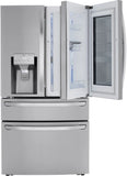 LG - 36 Inch Counter Depth Smart French Door Refrigerator with 22.5 Cu. Ft. Capacity - LRMVC2306S