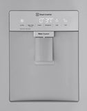 LG - 29 cu. ft. 4-Door French Door Refrigerator w/ External Water Dispenser, Door Cooling and Ice Maker in Stainless Steel - LRMWS2906S