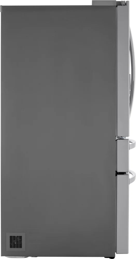 LG - 30 cu. ft. 4-Door French Door Refrigerator, Full Convert Drawer, Smart Cooling and Craft Ice, PrintProof Stainless Steel - LRMXS3006S