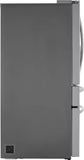 LG - 30 cu. ft. 4-Door French Door Refrigerator, Full Convert Drawer, Smart Cooling and Craft Ice, PrintProof Stainless Steel - LRMXS3006S