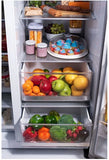 LG - 27 cu. ft. Side by Side Smart Refrigerator w/ InstaView and Craft Ice in PrintProof Stainless Steel - LRSOS2706S
