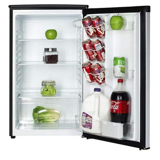Magic Chef Compact Magic Chef - 4.4 Cu Ft All-Refrigerator, Glass Shelves, Vegetable Crisper, ESTAR