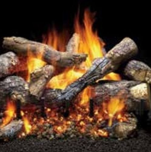 Majestic 24" 3-Tier Fireside Grand Oak Log Set for 3-Tier Grand Oak Hearth Kit