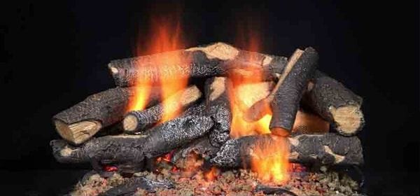 Majestic Majestic 24" See-Through Fireside Supreme Oak Gas Log Set