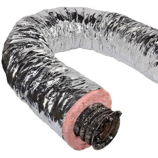 Majestic Majestic ID4 4-Inch Insulated Flex Duct for Outside Air Chimney Kit, Two 42-Inch Sections Included