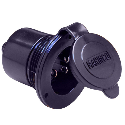 Marinco Shore Power Marinco Marine On-Board Hard Wired Charger Inlet - 15Amp - Black [150BBI]