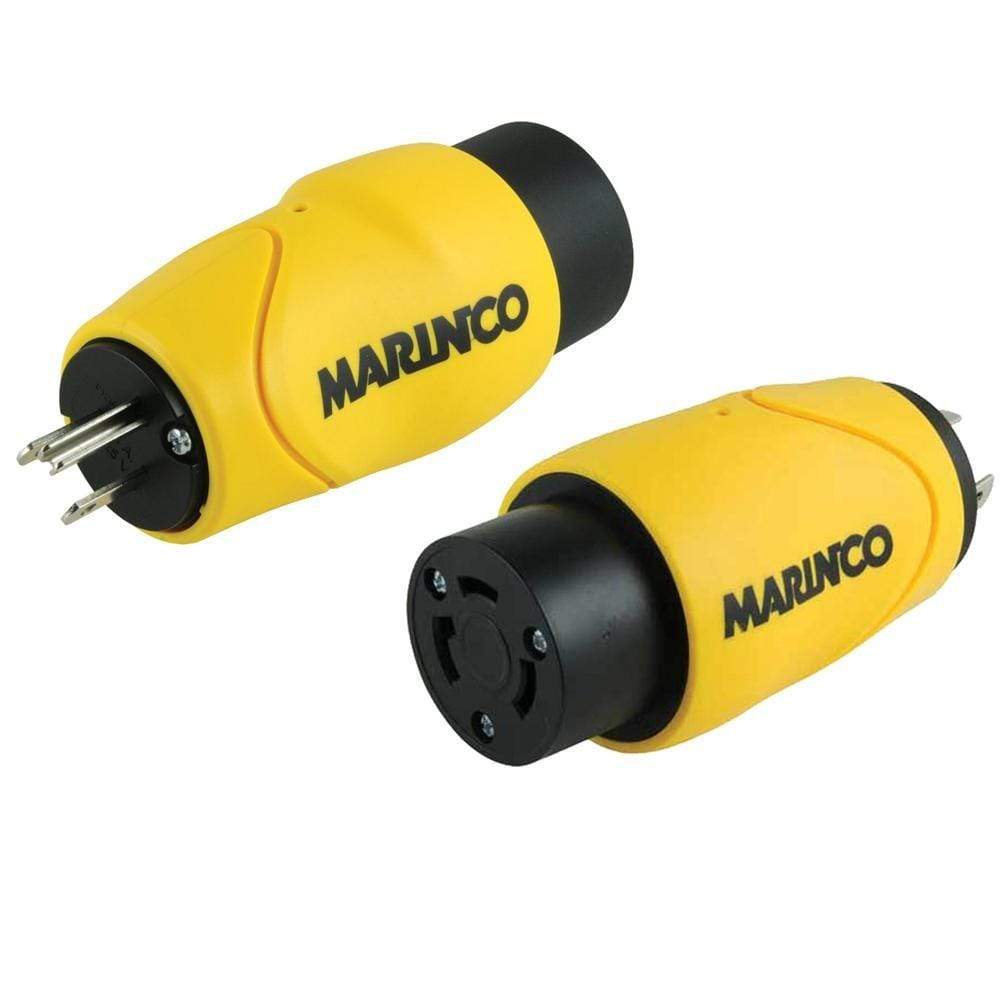 Marinco Shore Power Marinco Straight Adapter 15Amp Straight Male to 30Amp Locking Female Connector [S15-30]