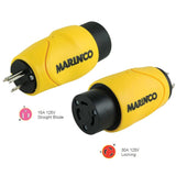 Marinco Shore Power Marinco Straight Adapter 15Amp Straight Male to 30Amp Locking Female Connector [S15-30]