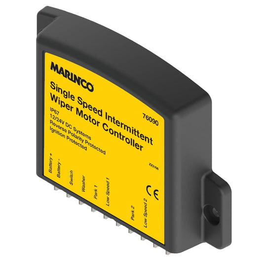 Marinco Windshield Wipers Single Speed Intermittent Wiper Motor Controller [76090]