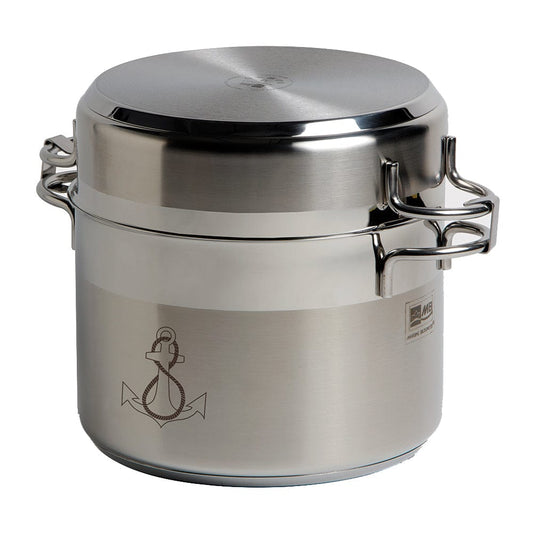 Marine Business Deck / Galley Marine Business Kitchen Cookware Pan Set Self-Containing - Stainless Steel - Set of 8 [20001]