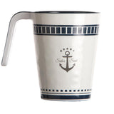 Marine Business Deck / Galley Marine Business Melamine Non-Slip Coffee Mug - SAILOR SOUL - Set of 6 [14004C]