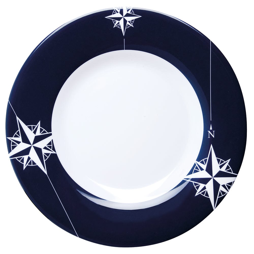 Marine Business Deck / Galley Marine Business Melamine Non-Slip, Flat, Round Dinner Plate - NORTHWIND - 10" Set of 6 [15001C]