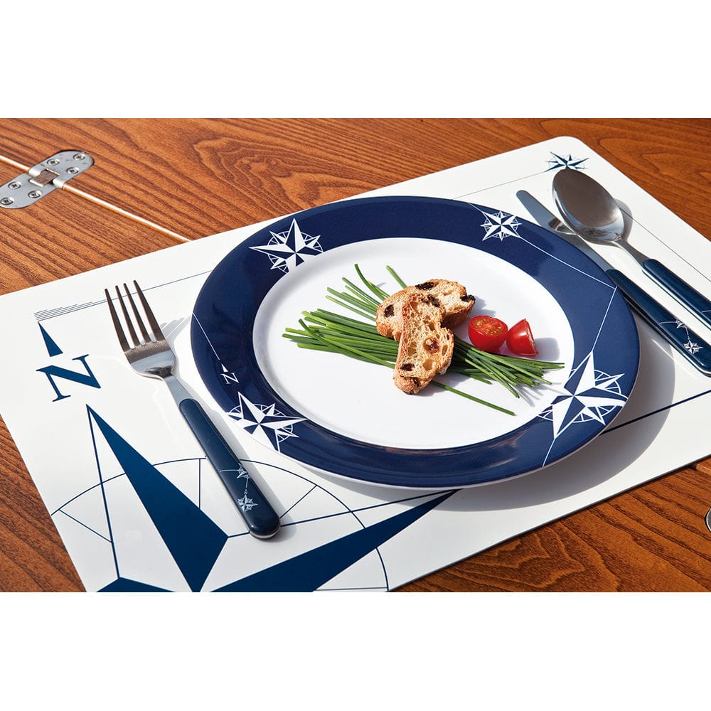 Marine Business Deck / Galley Marine Business Melamine Non-Slip, Flat, Round Dinner Plate - NORTHWIND - 10" Set of 6 [15001C]