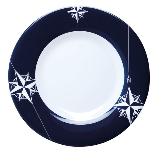 Marine Business Deck / Galley Marine Business Melamine Round Dessert Plate - NORTHWIND - 7" Set of 6 [15003C]