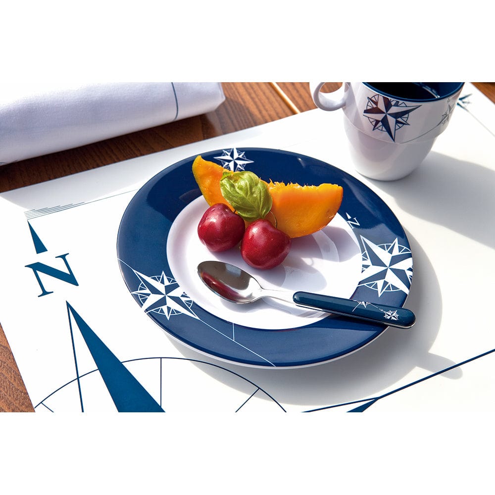 Marine Business Deck / Galley Marine Business Melamine Round Dessert Plate - NORTHWIND - 7" Set of 6 [15003C]