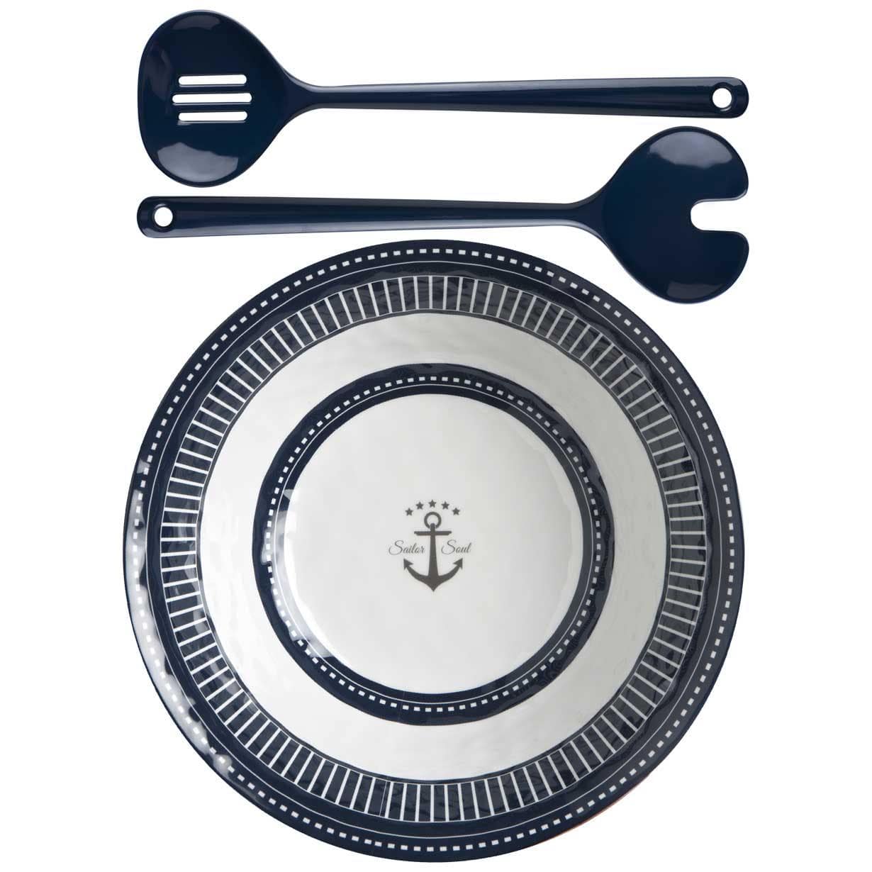 Marine Business Deck / Galley Marine Business Melamine Salad Bowl  Servers - SAILOR SOUL [14008]