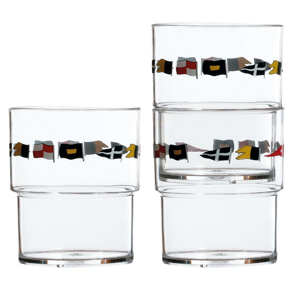 Marine Business Deck / Galley Marine Business Stackable Glass Set - REGATA - Set of 12 [12103C]