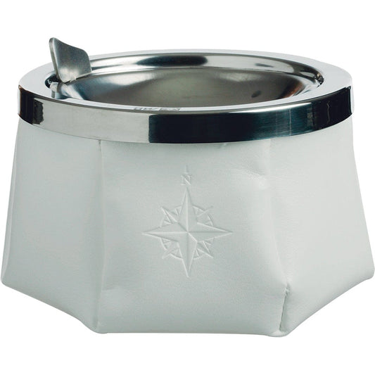 Marine Business Deck / Galley Marine Business Windproof Ashtray w/Lid - White [30102]