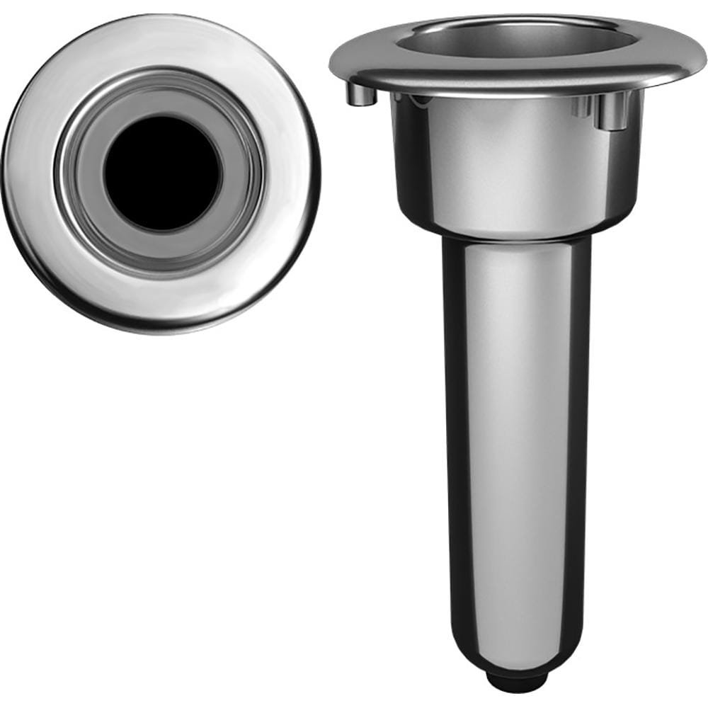 Mate Series Rod Holders Mate Series Elite Screwless Stainless Steel 0 Rod  Cup Holder - Drain - Round Top [C1000DS]
