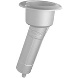 Mate Series Rod Holders Mate Series Plastic 15 Rod  Cup Holder - Drain - Round Top - White [P1015DW]