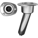 Mate Series Rod Holders Mate Series Stainless Steel 15 Rod  Cup Holder - Drain - Oval Top [C2015D]
