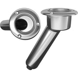 Mate Series Rod Holders Mate Series Stainless Steel 30 Rod  Cup Holder - Drain - Round Top [C1030D]