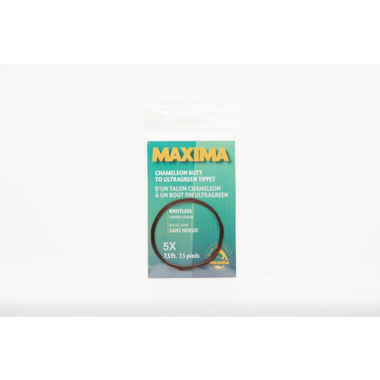 Maxima Fishing Line Fishing : Line Maxima Knotless Tapered Leader 5x  7.5 ft Clear