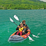 Aqua Marina - Memba-390 Touring Kayak 2-person. DWF Deck. Kayak paddle set included. | ME-390-22