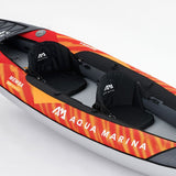 Aqua Marina - Memba-390 Touring Kayak 2-person. DWF Deck. Kayak paddle set included. | ME-390-22