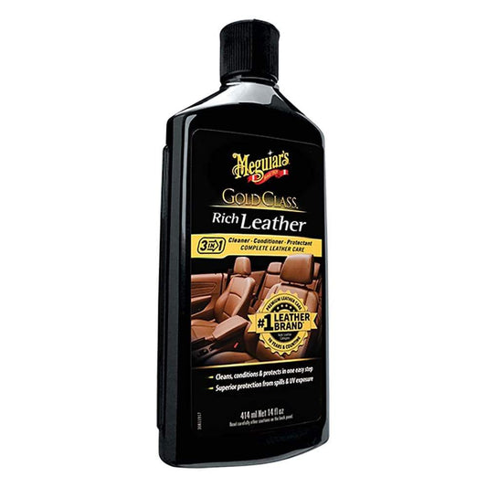 Meguiar's Cleaning Meguiars Gold Class Rich Leather Cleaner  Conditioner - 14oz [G7214]