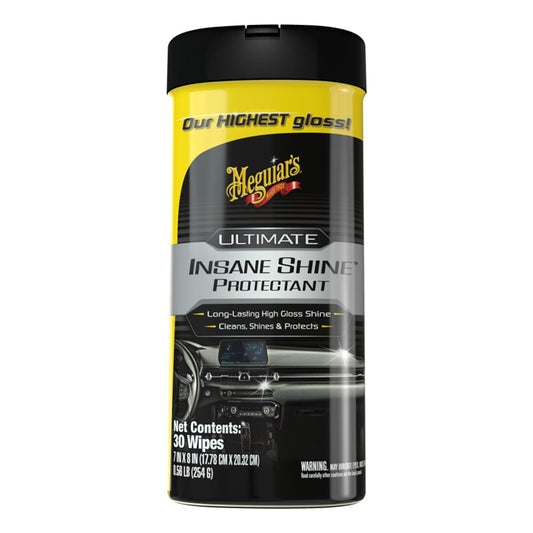 Meguiar's Cleaning Meguiars Ultimate Insane Shine Protectant Wipes - 30 Wipes [G220200]